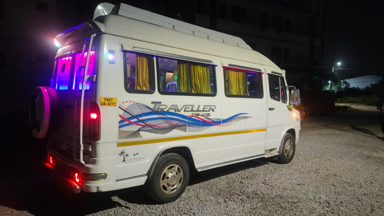 tempo traveller service in hyderabad