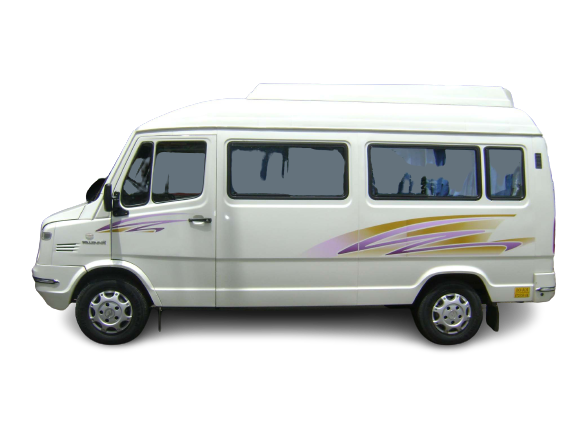 12 seater tempo traveller on rent near me